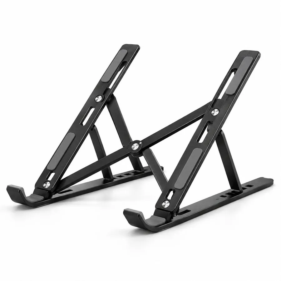 Foldable laptop stand, black