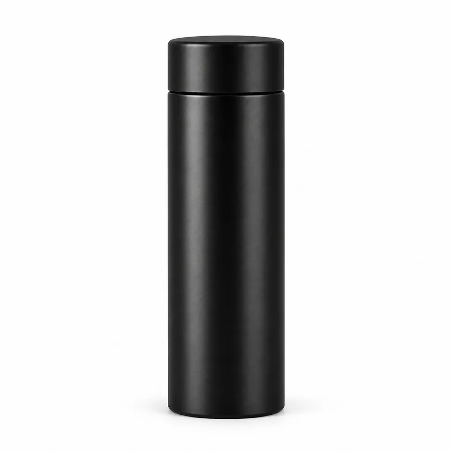 Insulated steel bottle, black