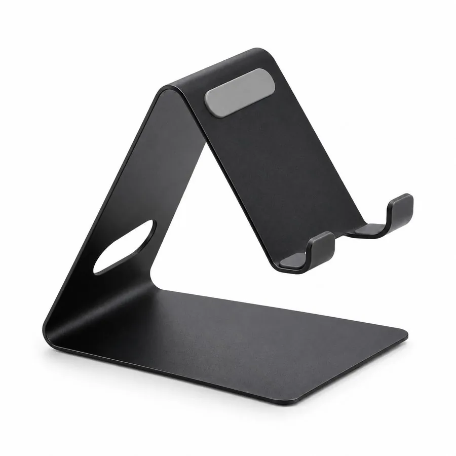 Metal mobile stand, black